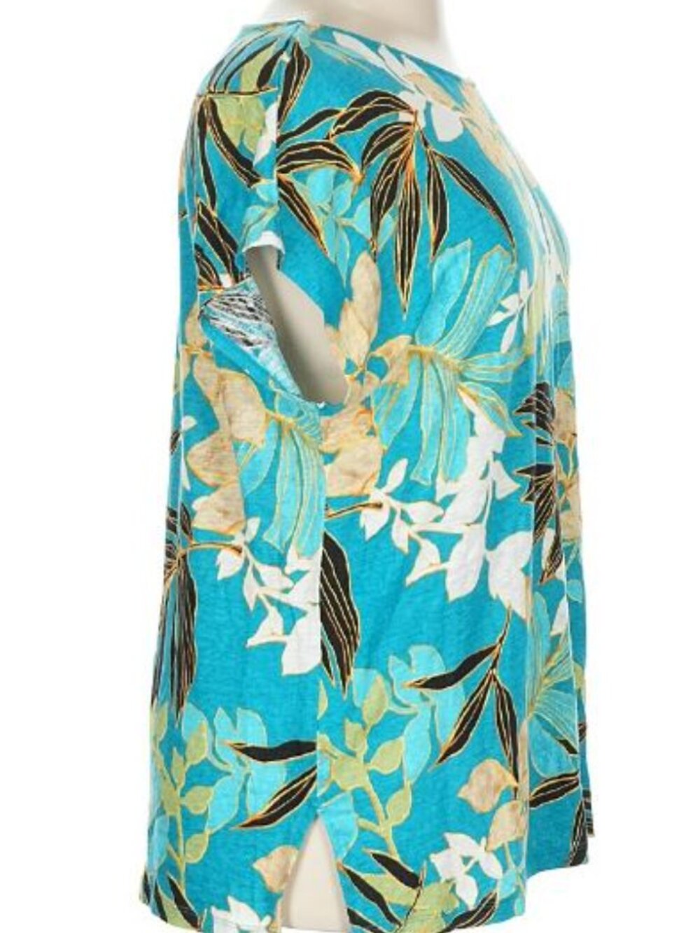 Chico's Tropical Print Top size 3 US XL 16 - Picture 3 of 4